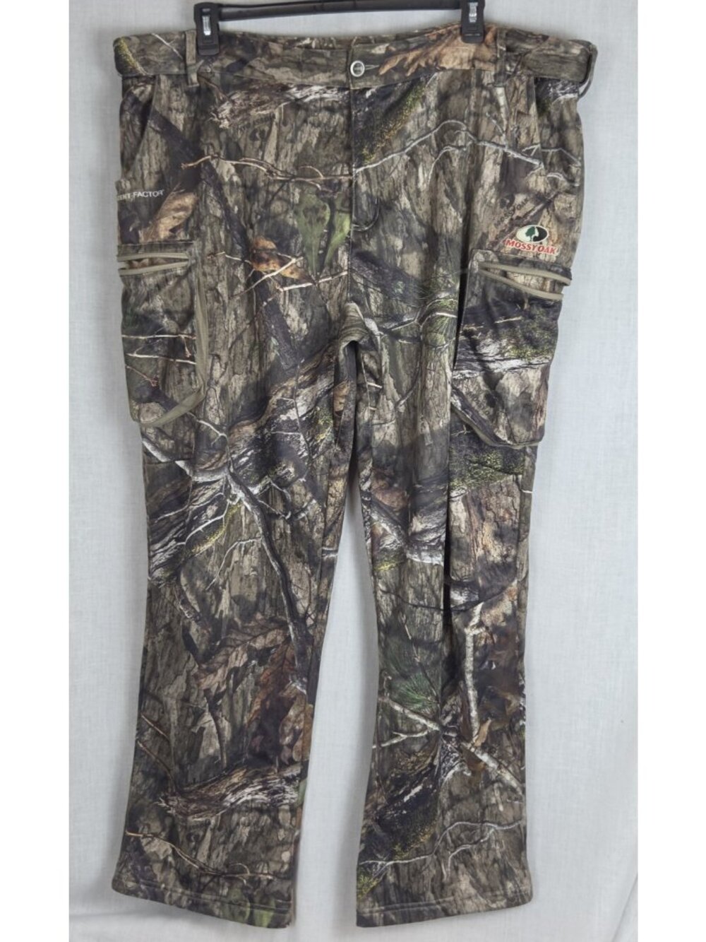 Mossy Oak Camo Cargo Pants Men's 3XL Hunting Fall Scent Factor Unisex Deer